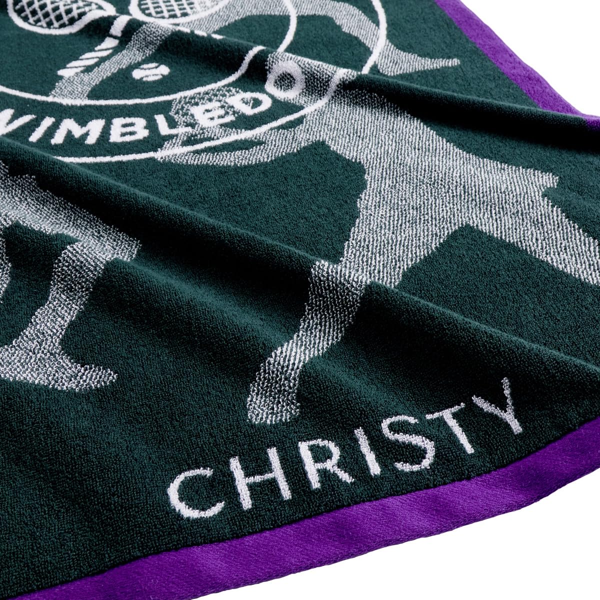 Ręcznik tenisowy męski Wimbledon 2024 na korcie Christy - wyjątkowa jakość i styl - obrazek 3