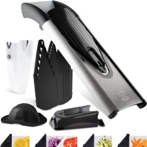 Professional Vegetable, Onion, and French Fry Slicer - Börner V6 ExclusiveLine Black/Silver Color
Profesjonalna krajalnica do warzyw, cebuli i frytek - Börner V6 ExclusiveLine kolor czarny/srebrny