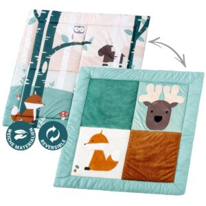 Little Big Friends Patchworkowa mata do zabawy | dwustronna mata | dżu