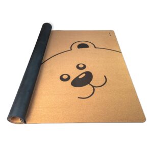 Bezpieczny, Wytrzymały Dywanik dla Dzieci z Wzorem Misia, 140x110cm