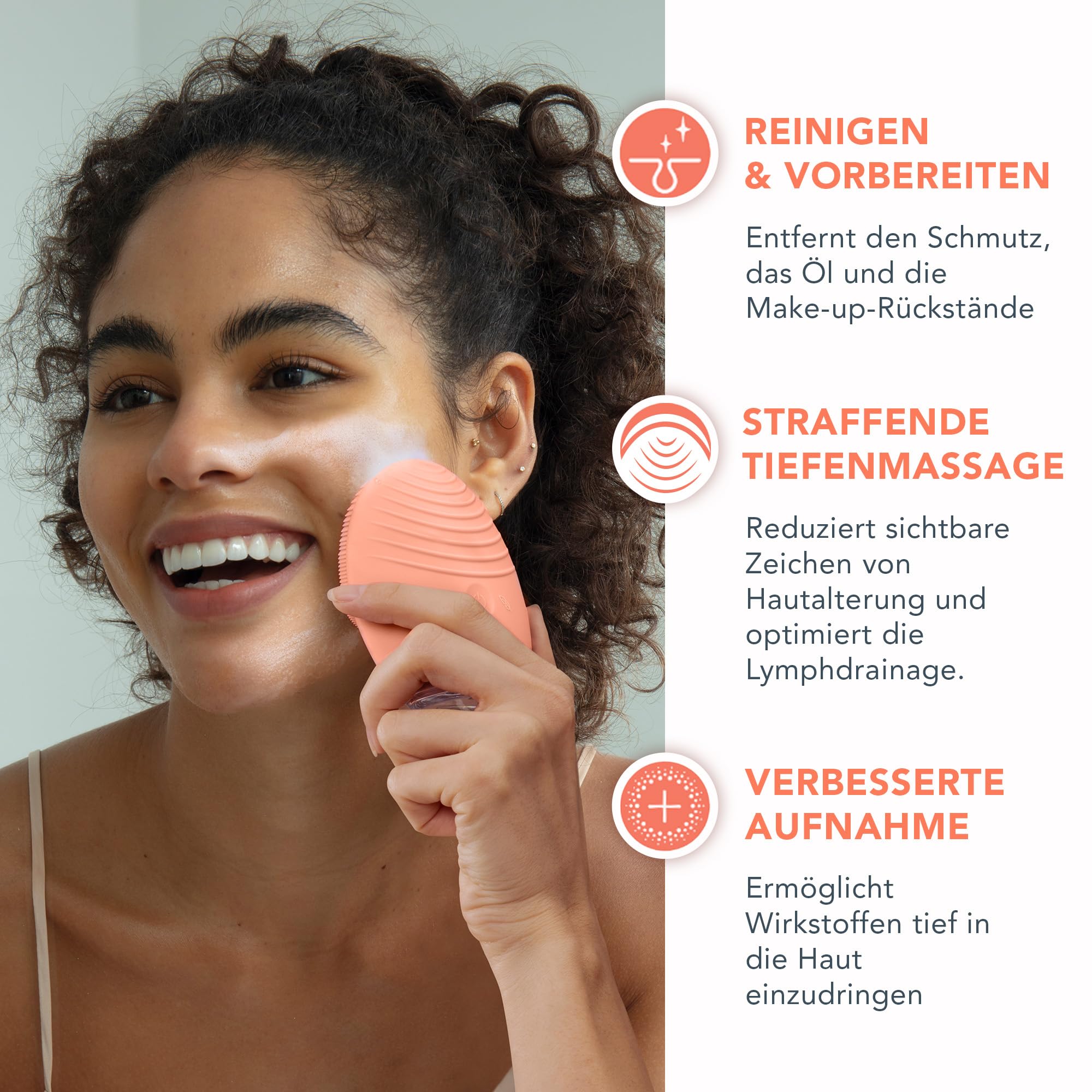 FOREO Clean Balance Luna 4 zestaw szczoteczek do oczyszczania twarzy d - obrazek 6