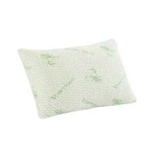 Poduszka bambusowa ortopedyczna poduszka pod kark poduszka z pianki z pamięcią kształtu antyalergiczna poduszka do spania hipoalergiczna zdejmowana poszewka z zamkiem błyskawicznym bambusowa