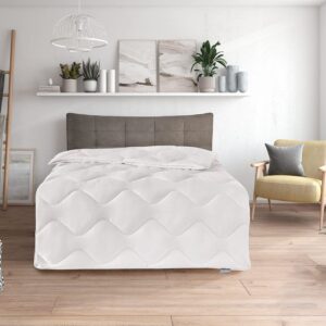 Traumnacht 3831395143 3 Star, Ciepły Kołdra, Zmywalny, Kolor Biały, Mi