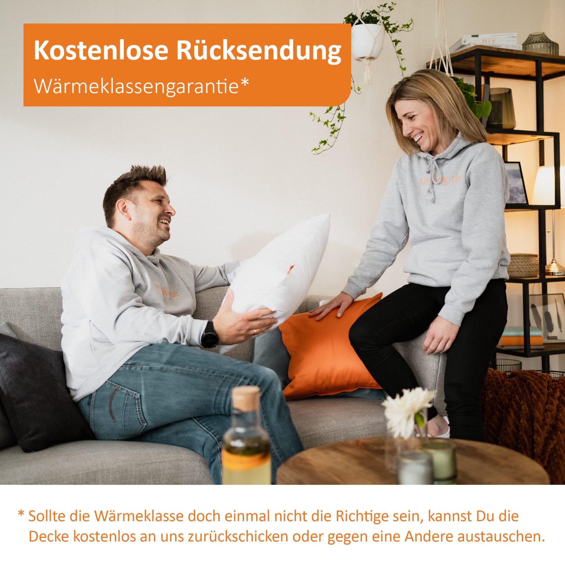 Letnia kołdra Sleepling 190071 Komfort 100 Made in Germany z mikrofibry - lekka, 200 x 200 cm, kolor biały - obrazek 2