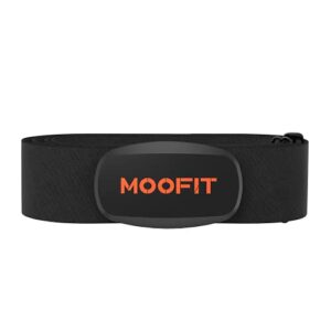 Pulsometr Moofit ANT z paskiem piersiowym - Bluetooth, wodoodporny, kompatybilny z popularnymi aplikacjami fitness dla iOS i Android