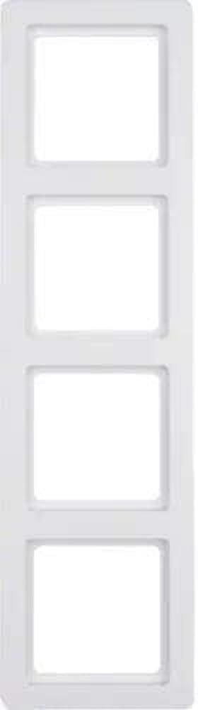 Hager Q.1 - ramka 4 elementy biała Polar