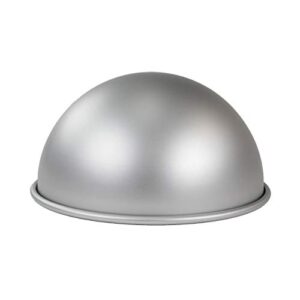 PME BALL084 - Puszka na ciasto anodowane aluminium w kształcie półkuli, kolor srebrny