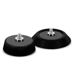 Zestaw talerzy podporowych 50 mm i 75 mm - przyłącze M6 - do maszyny polerskiej - z zapięciem na rzepy