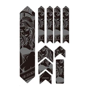 Naklejka ochronna 3D na ramę roweru - Odblaskowa, antypoślizgowa i odporna na zużycie!