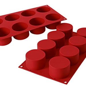 Silikomart - SF119 - ITEM NO.8CYLINDERS ø 63 MM H 40 MM IN POLYBAG