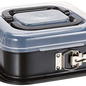 Original Kaiser Inspiration Tortownica Kwadratowa, Stal Stopowa, Czarn