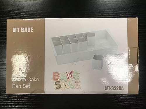 Regulowane formy do pieczenia MEISHANG - idealne do pieczenia ciast w kształcie cyfr i liter - obrazek 5