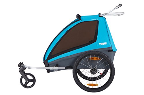Thule 0872299042678 Coaster XT - Przyczepa Rowerowa Dla Dzieci 2017 Niebieska: Wygodny i Bezpieczny Transport Dla Maluchów - obrazek 8