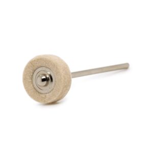 Filcowa polerka miękkie białe kółko Ø 21 mm narzędzie do polerowania wału HP