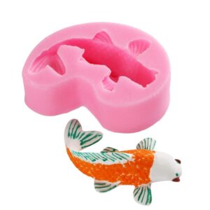 Regun Silicone Fish-Shaped Baking Mold - DIY Tool for Decorating Cakes, Cupcakes, and Desserts