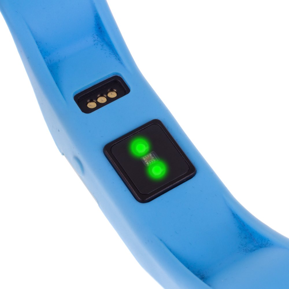 Inteligentna bransoletka Bluetooth DAM DMR091 z monitorem tętna - niebieska TW64S - obrazek 4