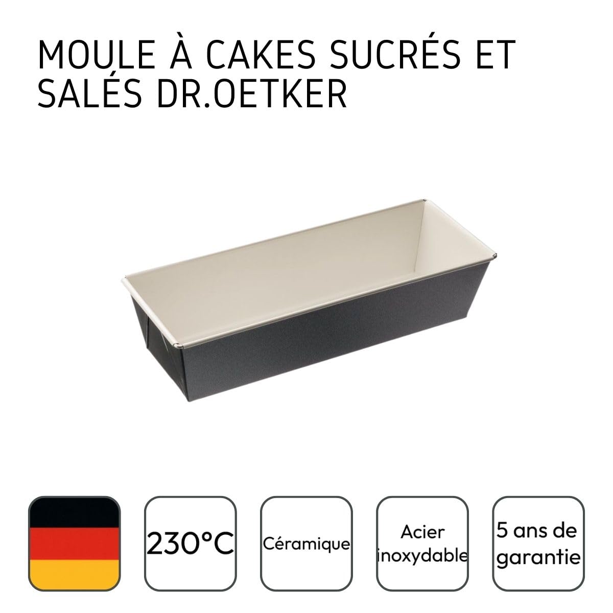 Dr. Oetker Foremki do pieczenia ciast, 30 cm, doskonałe przewodzenie c - obrazek 7