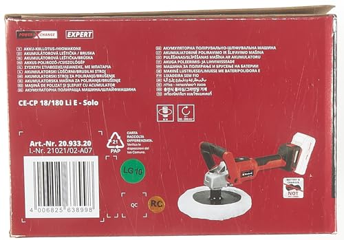 Einhell Akumulatorowa polerka/szlifierka CE-CP 18/180 Li E-Solo Power - obrazek 2