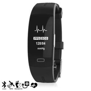 Inteligentna bransoletka Silica DMX126BK z pulsometrem i ciśnieniomierzem - iOS i Android, kolor czarny