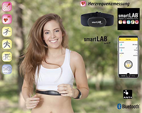 Pulsometr smartLAB hrm W z pasem piersiowym Bluetooth i ANT - kompatybilny z wieloma aplikacjami - obrazek 13