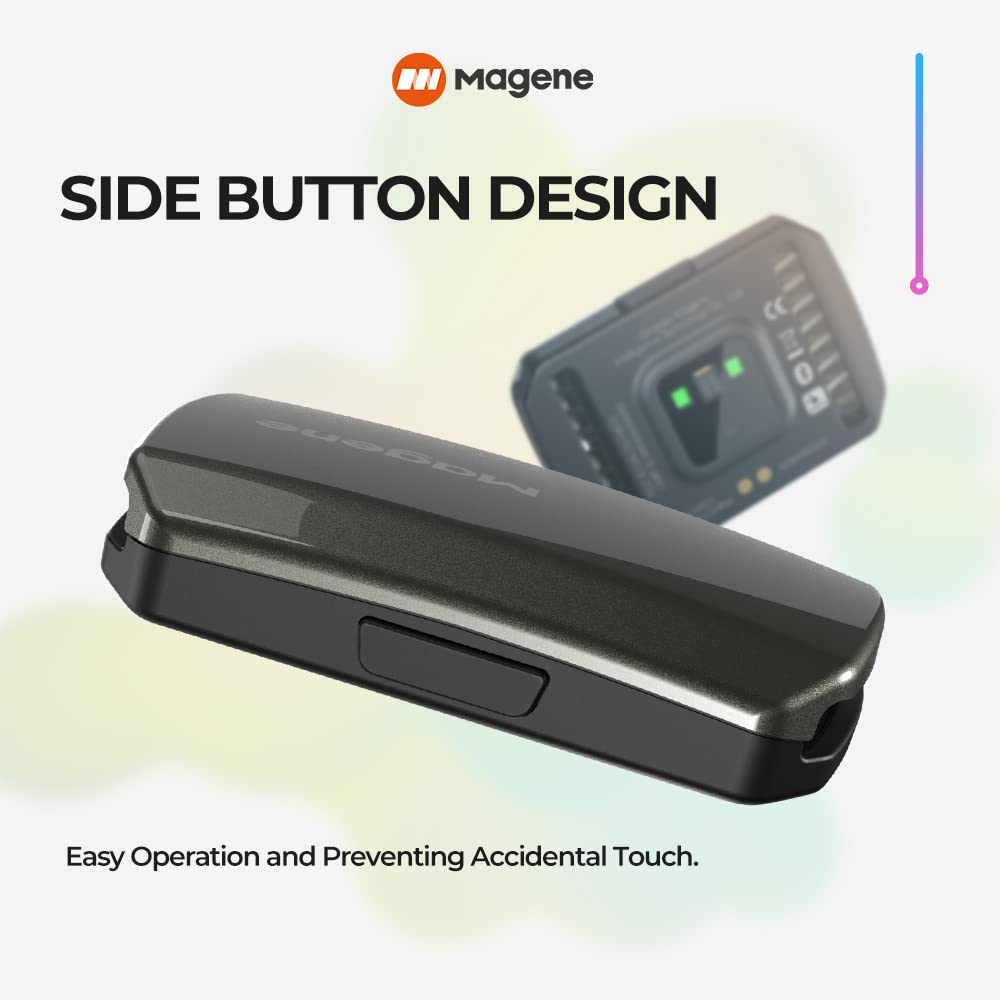 Bransoletka Magene H803 z pulsometrem - Wodoszczelność IP67, Bluetooth 4.2 i ANT, kompatybilna z Wahoo Zwift Strava Elite HRV - obrazek 3