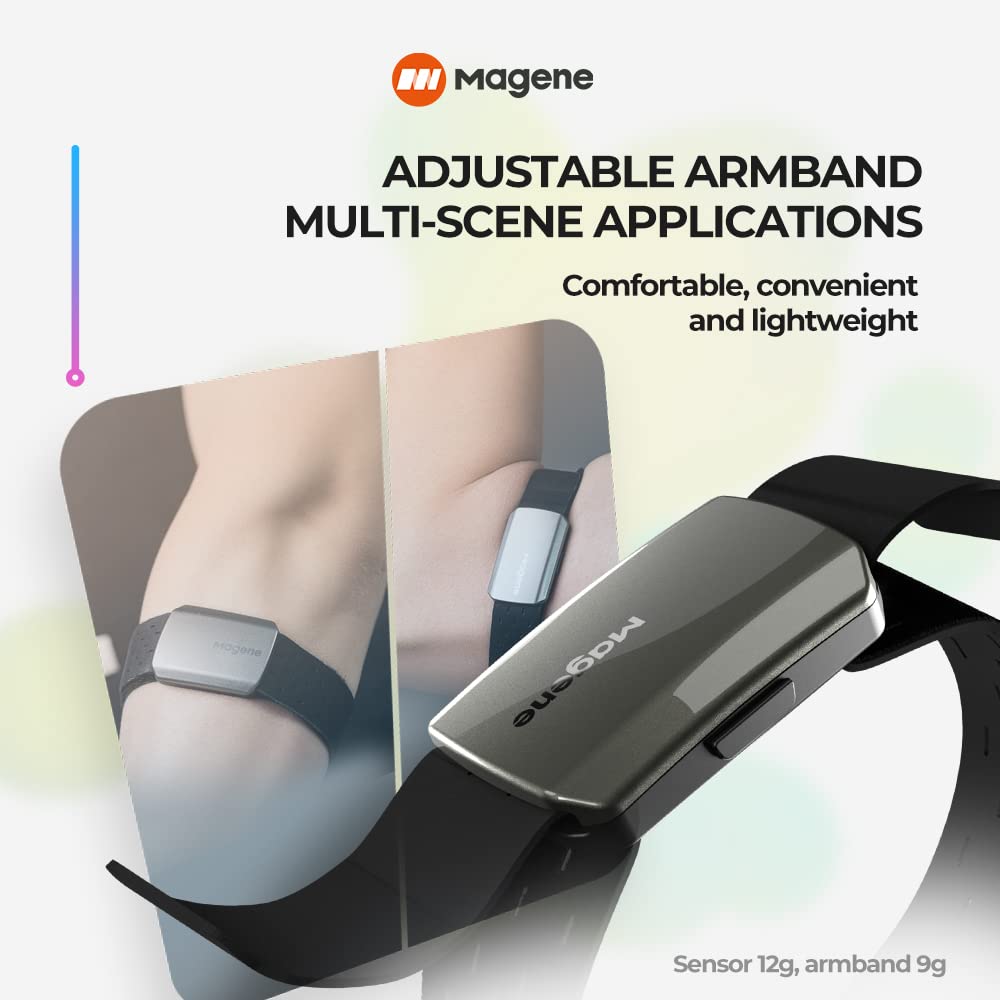 Bransoletka Magene H803 z pulsometrem - Wodoszczelność IP67, Bluetooth 4.2 i ANT, kompatybilna z Wahoo Zwift Strava Elite HRV - obrazek 6