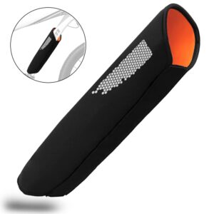 Pokrowiec ochronny na akumulator do roweru elektrycznego - Uniwersalny rozmiar z odblaskowymi elementami, ochrona przed zimnem i brudem, neoprenowy pokrowiec o obwodzie 30-38 cm