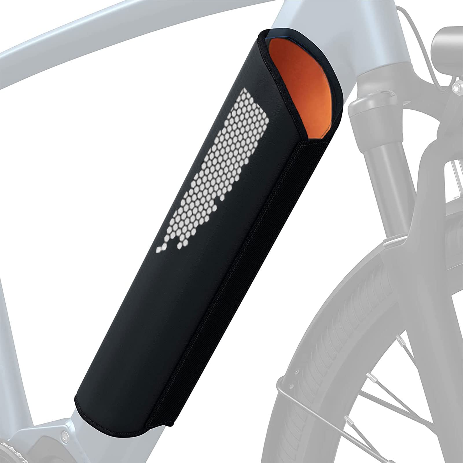 Uniwersalny pokrowiec ochronny na akumulator do roweru elektrycznego z odblaskami - wydłużony czas pracy i żywotność - obrazek 2