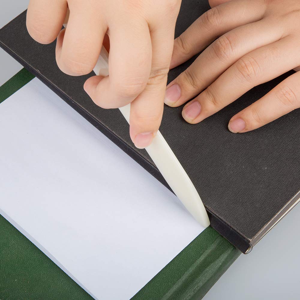 Zestaw 20 narzędzi do introligatorstwa DaKuan: składacz do kości, woskowany sznurek lniany, drewniana rączka, szydełka z dużym oczkiem, klipsy introligatorskie - idealne do ręcznego tworzenia książek i prac rękodzielniczych - obrazek 2