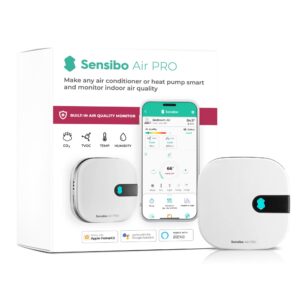 Sensibo Air PRO - Intelligent AC Controller with Air Quality Sensor | AirQ - Detects Indoor Air Quality, Maintains Comfort, Saves Energy | Compatible with Amazon Echo, Google Home, Apple HomeKit