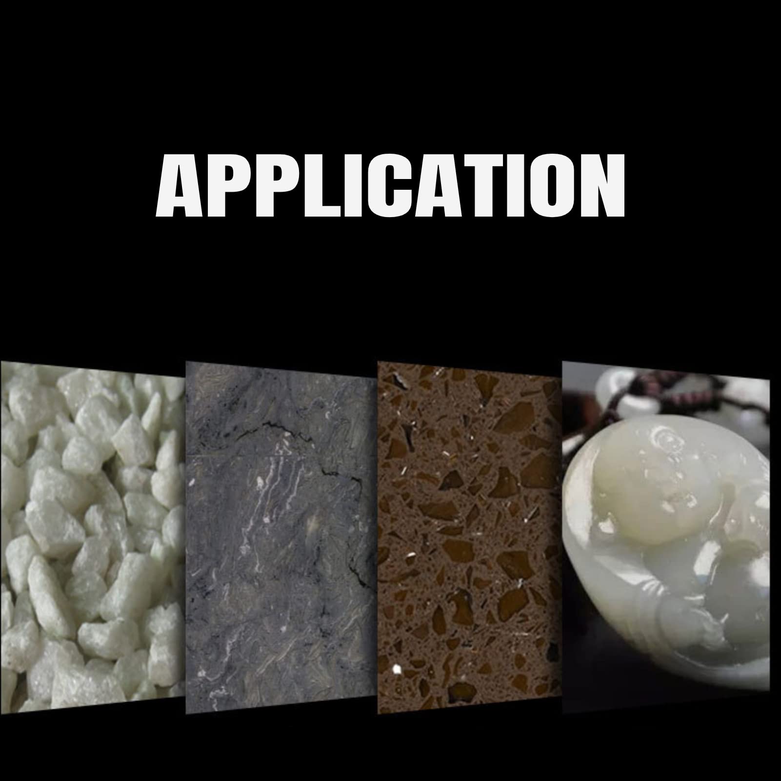 4-calowy pneumatyczny młynek do wody z regulacją prędkości - idealny do polerowania kamieni naturalnych - obrazek 3