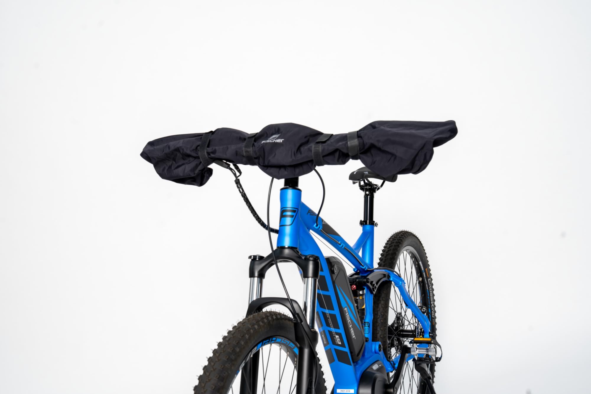 Fischer Pokrowiec Ochronny na Rowery Elektryczne - Uniwersalne Mocowanie, Ochrona przed Wilgocią, Kurzem i Brudem - obrazek 3
