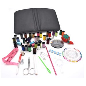 Zestaw do szycia Xiuyer z 130 akcesoriami - idealny dla dzieci i podróżujących!