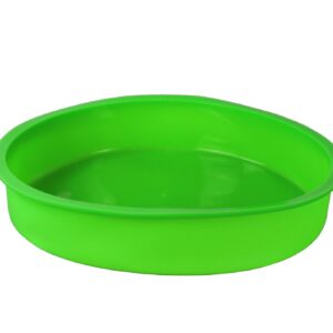 Silikonowa forma do pieczenia okrągła 24 cm - zielona, łatwa w użyciu i praktyczna