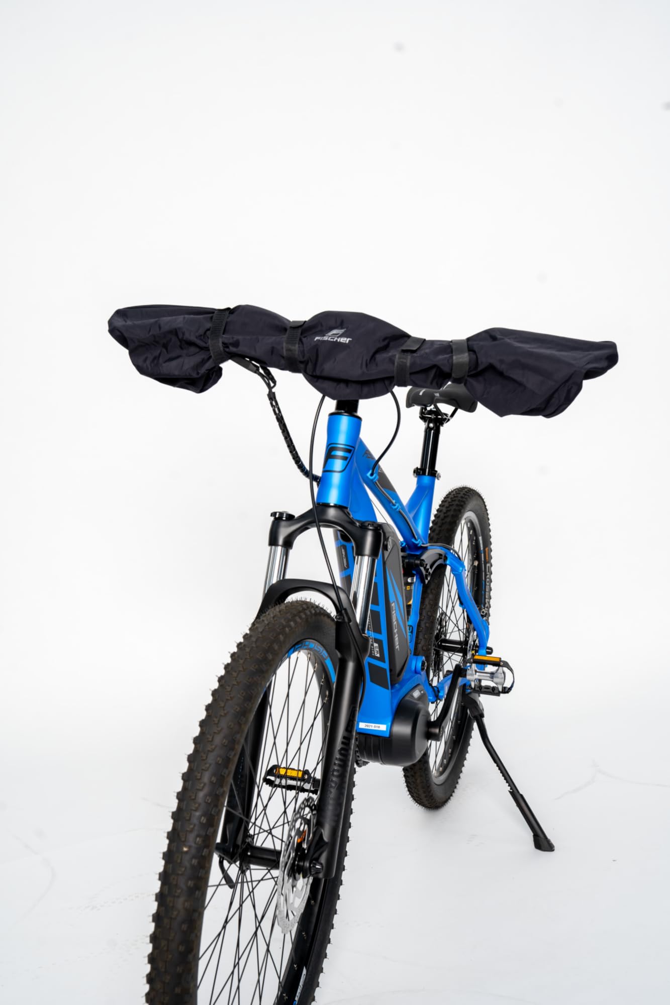 Fischer Pokrowiec Ochronny na Rowery Elektryczne - Uniwersalne Mocowanie, Ochrona przed Wilgocią, Kurzem i Brudem - obrazek 4