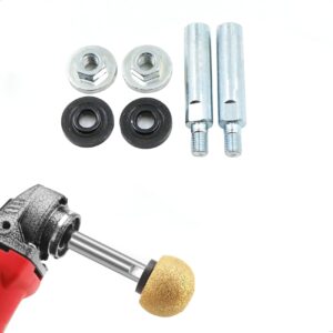 Jinminamz Adapter do szlifierki kątowej drążek przedłużający przedłużacz polerka polerka akcesoria do głowic szlifierskich (2 sztuki)