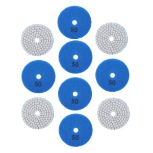 Tarcze szlifierskie Mokre diamentowe podkładki polerskie 10 szt. 3-calowe tarcze szlifierskie Tarcze polerskie Diament polerski do marmuru Kamienie betonowe 50 siatek Szlifowanie i polerowanie