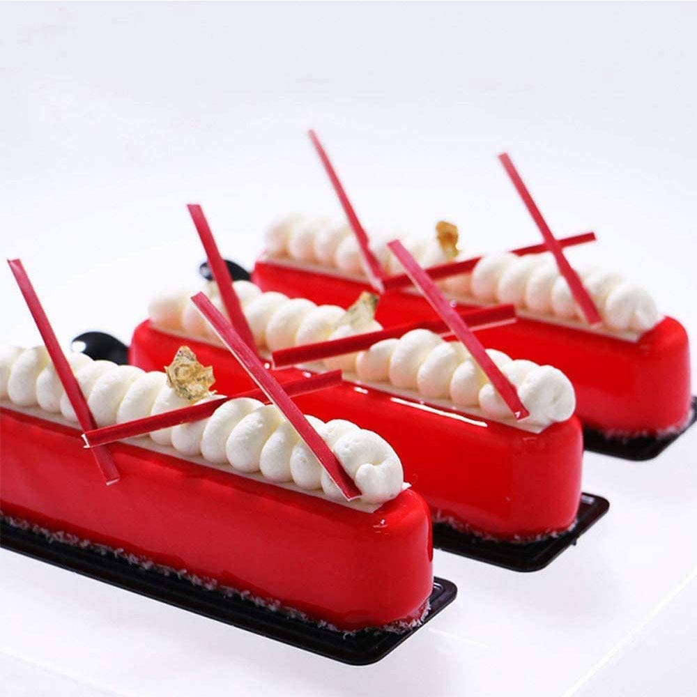 2 formy silikonowe na ciastka, prostokątne, silikonowe formy do batoni - obrazek 6