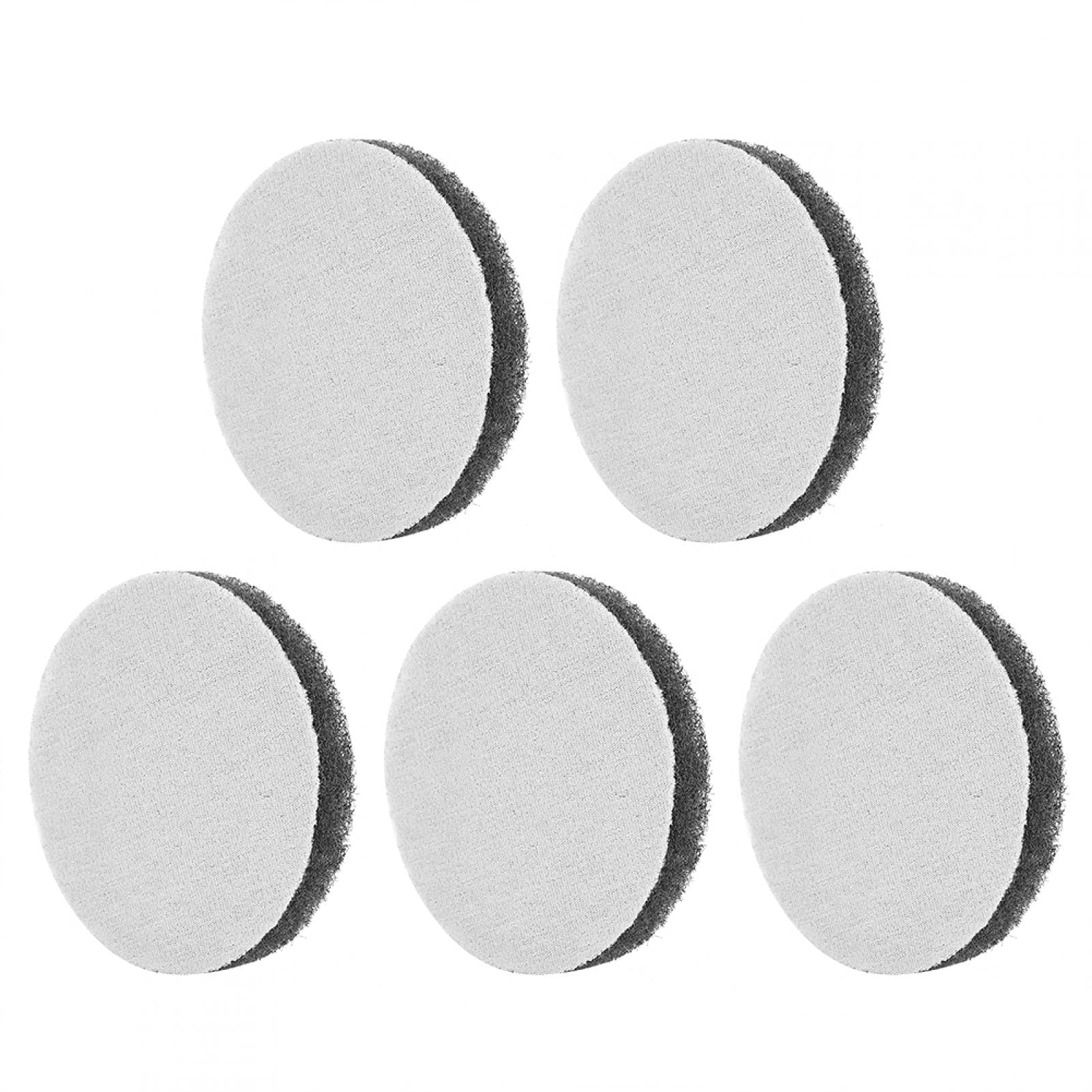 5 Sztuk 5-Calowe Okrągłe Gąbki Polerskie 125 Mm Gąbki Do Szorowania Samoprzylepne Akcesoria Do Szlifowania Tarcz Do Usuwania Zadrapań Z Powierzchni Pojazdu - obrazek 3