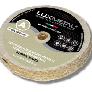 Tarcza ściernica koła 100 mm do polerowania metali - Lux Metal Sisal/Bawełna, twardy szlifowanie, eliminuje zarysowania i rdzę