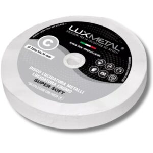 Tarcza szlifierka koła do polerowania Lux Metal C Super Fine 150 mm - idealna do polerowania aluminium, stali nierdzewnej, mosiądzu i więcej!