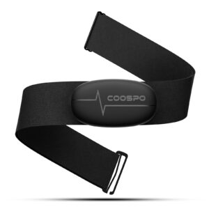COOSPO H6 Pasek na klatkę piersiową z monitorem tętna, Bluetooth ANT+