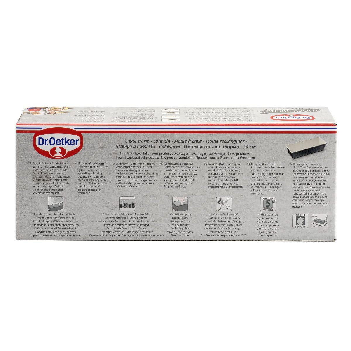 Dr. Oetker Foremki do pieczenia ciast, 30 cm, doskonałe przewodzenie c - obrazek 5