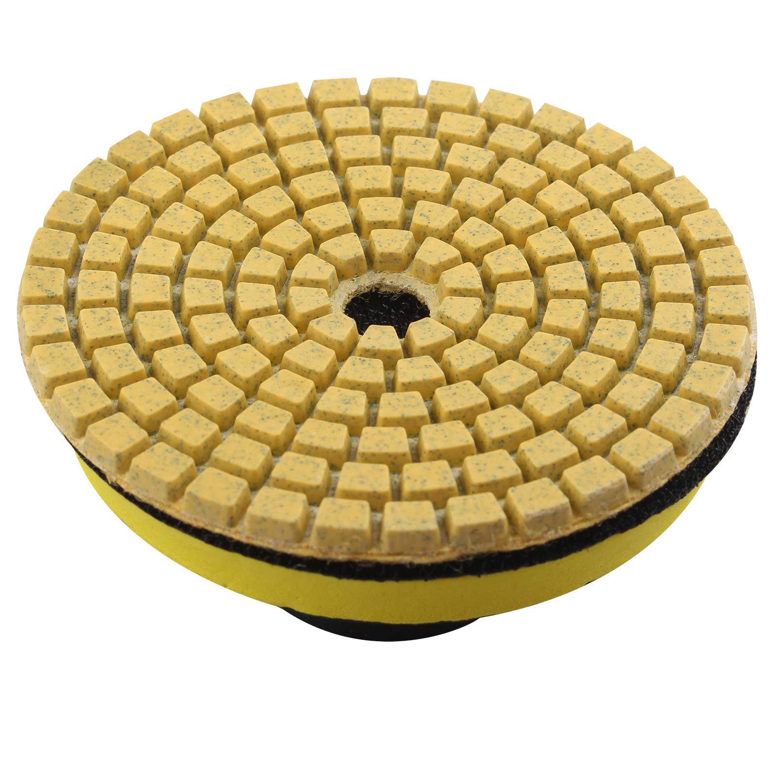 HALJIA Diamentowe pady polerskie 80 mm z tarczą szlifierską tarcza polerska 10 sztuk do granitu marmuru betonu 50 100 150 300 500 800 1000 1500 200 3000 - obrazek 3