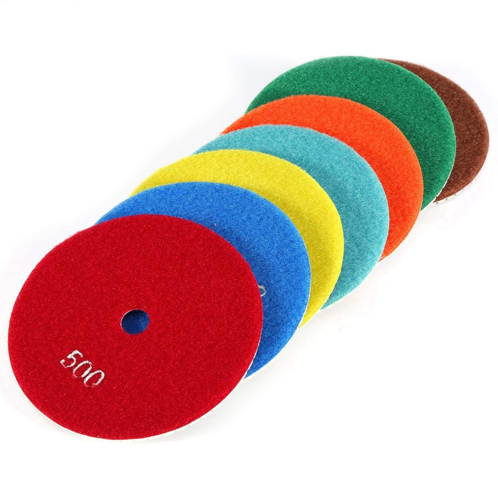 Tarcza diamentowa 125 mm do polerowania granitu, betonu i marmuru - zestaw 50 szt - obrazek 7