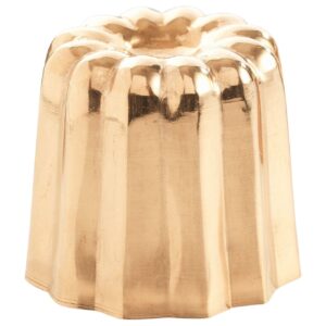 Patisse 43016 forma do pieczenia Canelé de Bordeaux, miedź, 35 mm, 6 s