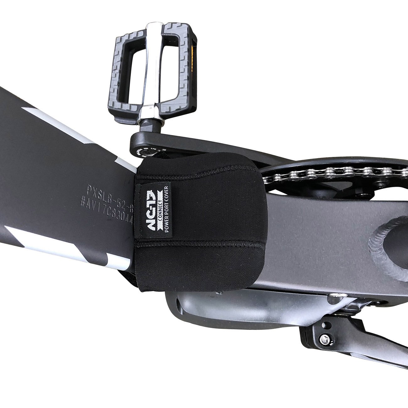 Pokrowiec ochronny NC-17 Connect dla baterii E-Bike z przyłączem prądu Power-Port Cover - neopren, czarny 4338 - obrazek 2