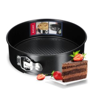 KADAX Tortownica Ø 26 cm z nieprzywierającą powłoką - forma do tortów z płaskim dnem, zabezpieczona przed wyciekiem