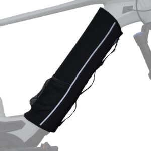 RYP-DO Pokrowiec ochronny na akumulator do roweru elektrycznego – z neoprenem 5 mm – z torbą – o zmiennym obwodzie 30 – 40 cm – z ochroną reflektora – wbudowany akumulator ramy – przed zimnem i zabrudzeniem – do rowerów elektrycznych