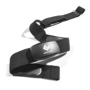 FitEngine Czujnik tętna Bluetooth do treningu wytrzymałościowego i cardio - kompatybilny z iOS i Android, rozszerzalny do 90 cm
